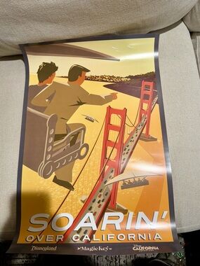 2026 Disneyland Resort Magic Key Soarin’ Over California Poster